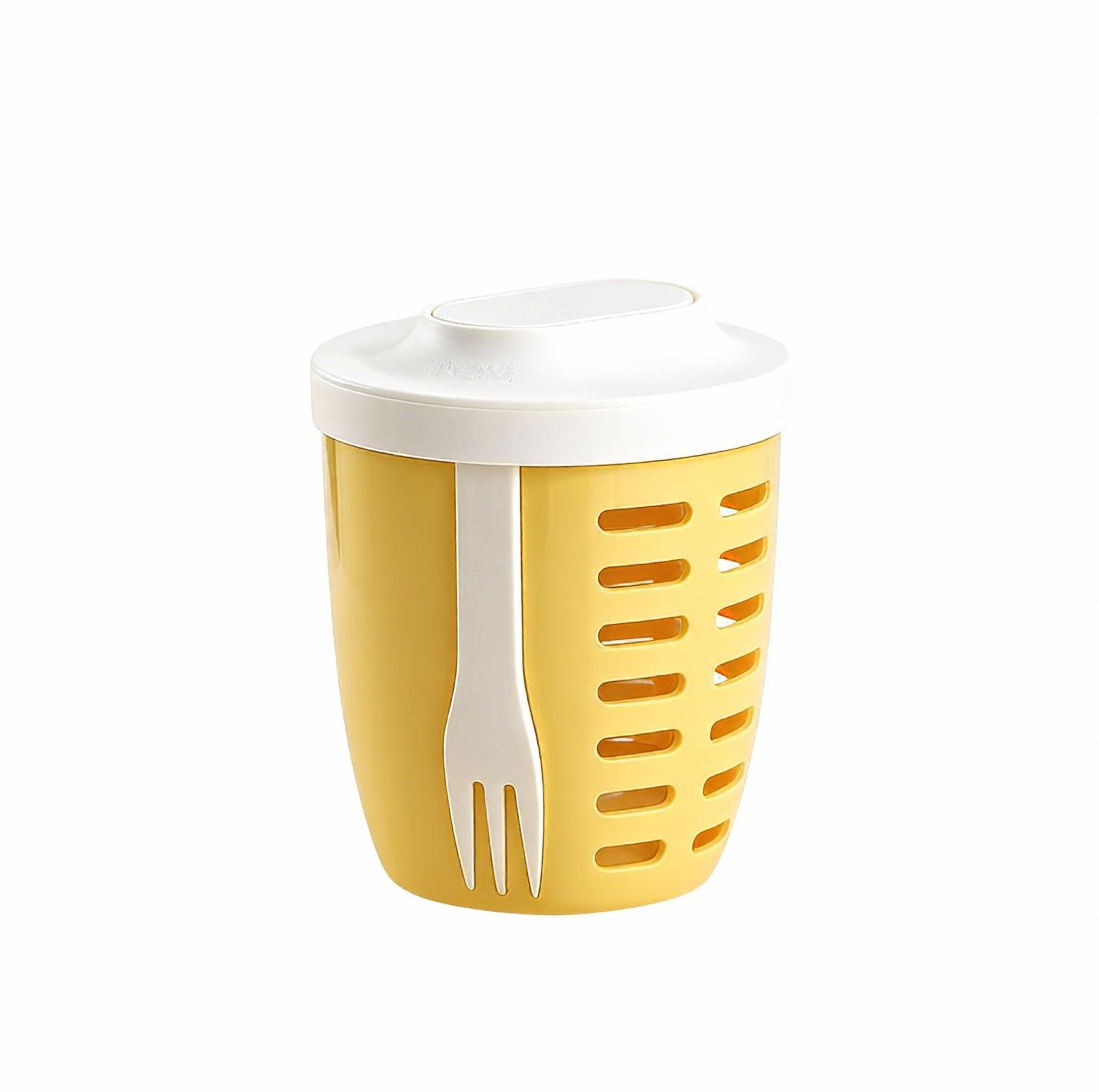 Portable Double-Layer Salad Cup