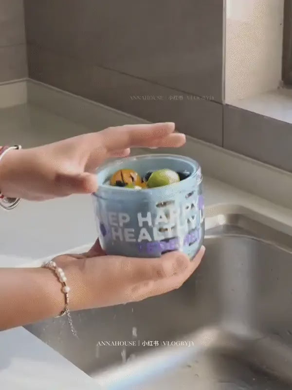 Dual-Layer Fruit Salad Cup