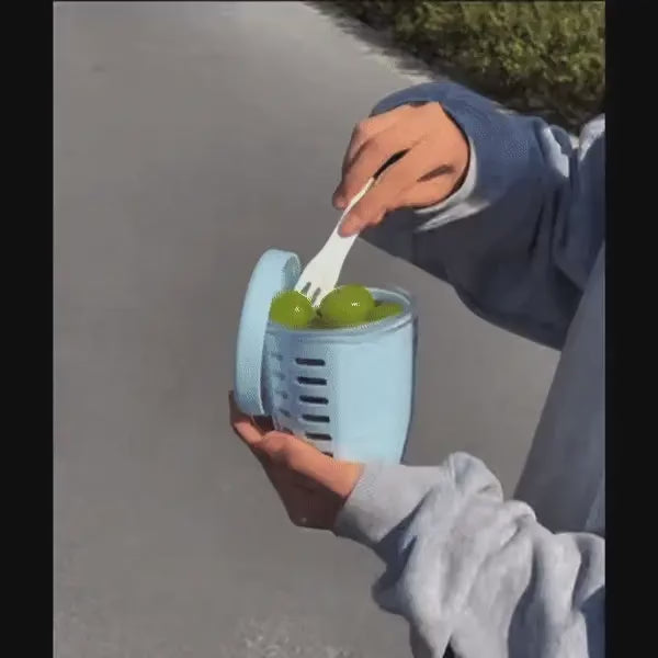 Double-Layer Salad Cup